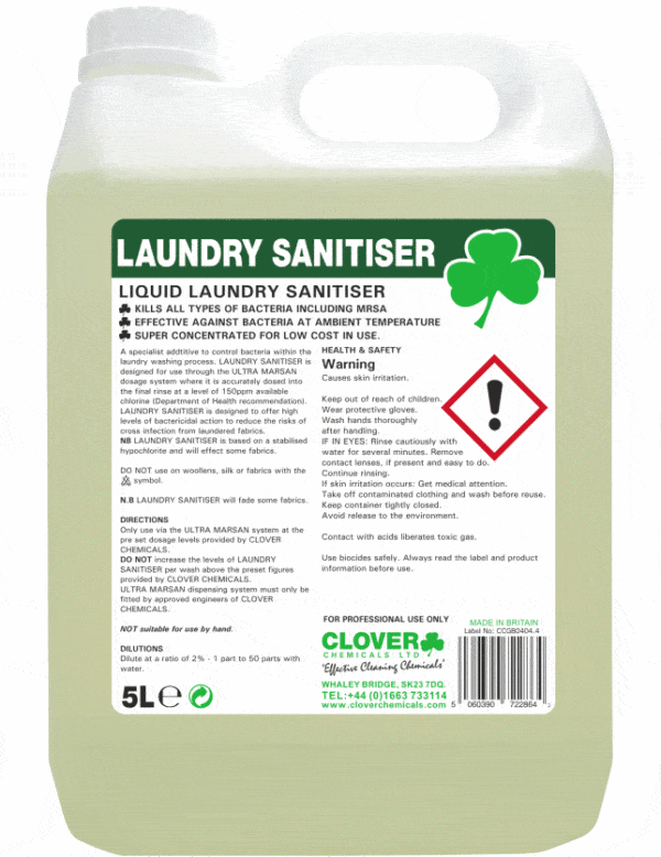 Clover Laundry Sanitiser 5L
