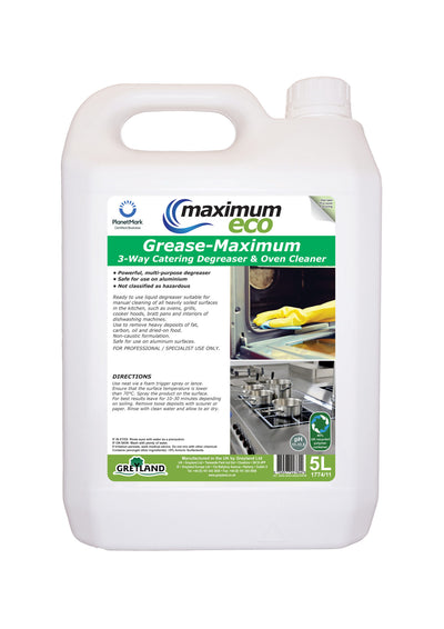 Maximum Eco Grease-Maximum 3-Way Catering Degreaser & Oven Cleaner 5L