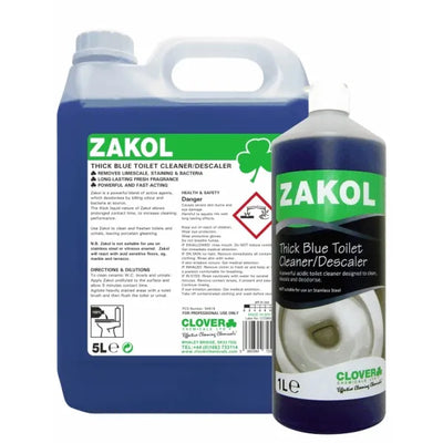 Zakol Thick Blue Toilet Cleaner & Descaler 5L