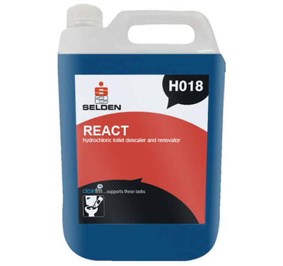 Selden React H018 Hydrochloric Toilet Descaler & Renovator 5L