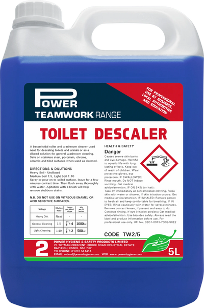 Power Teamwork Toilet Descaler 5L