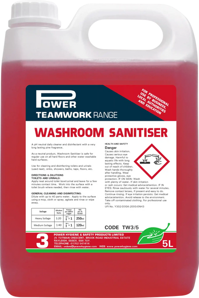 Power Teamwork Washroom Sanitiser 5L