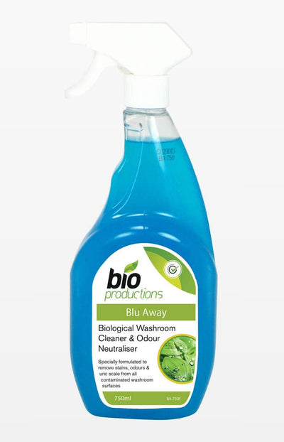 Bio Productions Blu Away Biological Washroom Cleaner & Odour Neutraliser 750ml