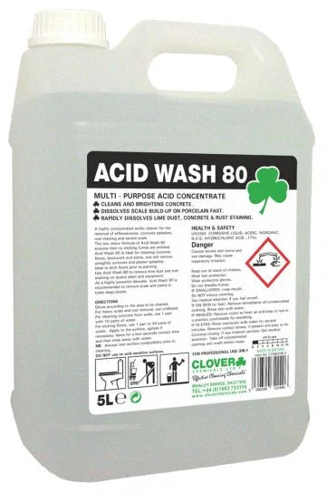 Acid Wash 80 Multi-Purpose Acid Concentrate 5L
