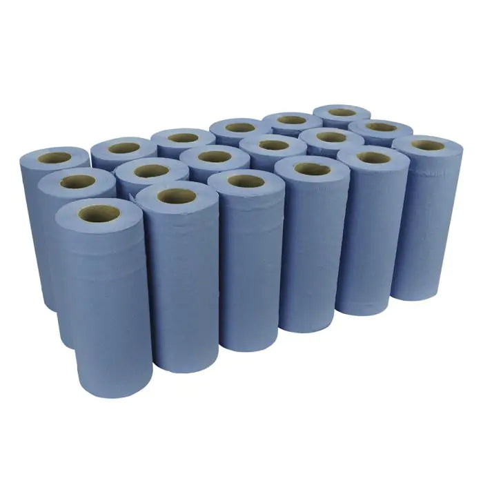 Blue 10" Hygiene Couch Rolls – 18 Rolls