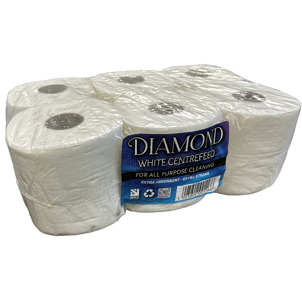 Value 2-Ply Centrefeed Rolls – Pack of 6