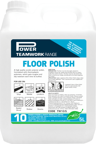 Teamwork 10 Metallised Floor Polish 5L