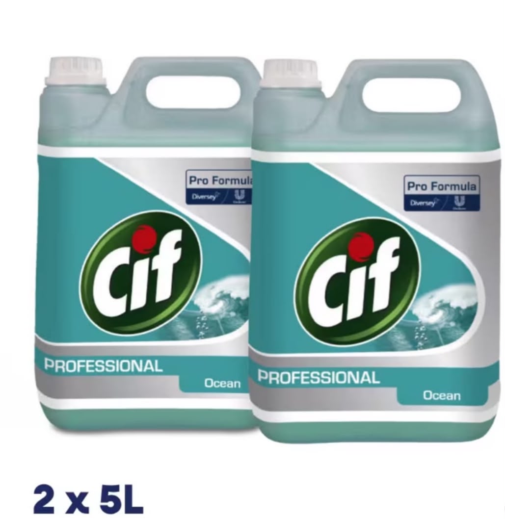 Cif Professional Lemon All Purpose Cleaner 2 x 5L