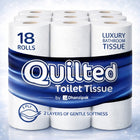 Soft Quilted Toilet Rolls – 18 Pack