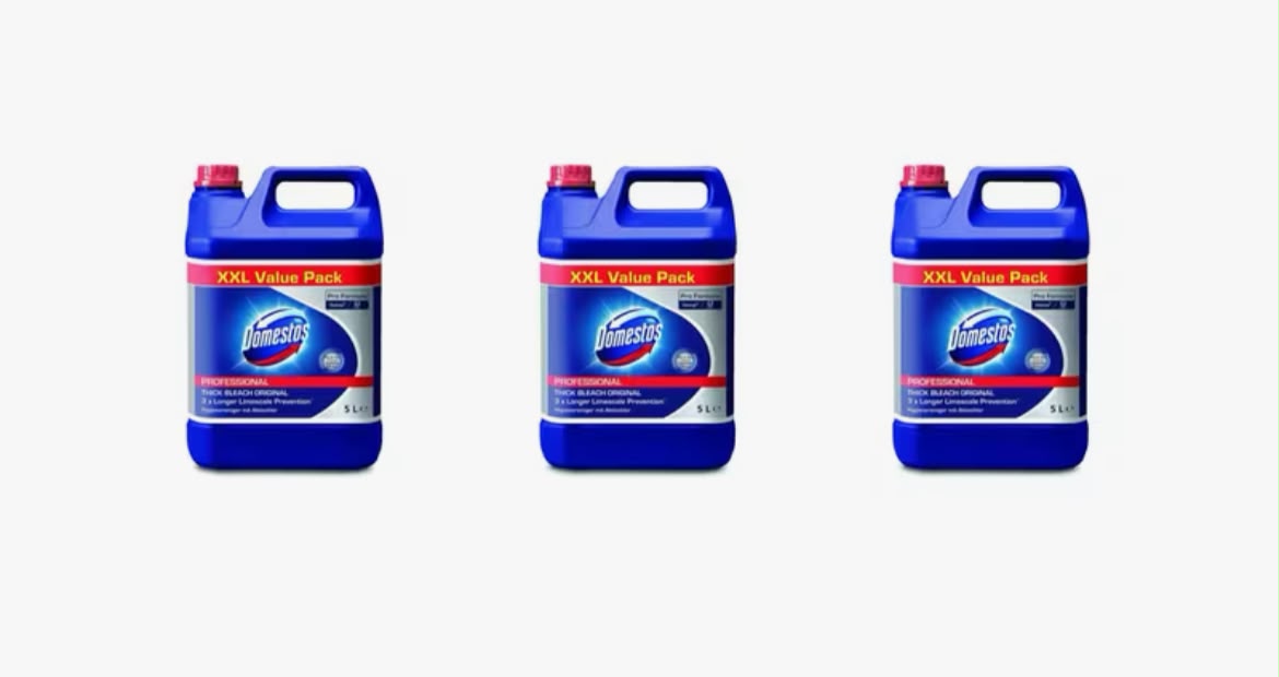 Domestos Professional Thick Bleach Original 3 x 5L