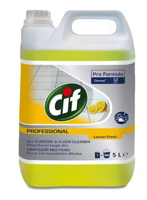 Cif Professional All Purpose & Floor Cleaner Lemon Fresh 5L