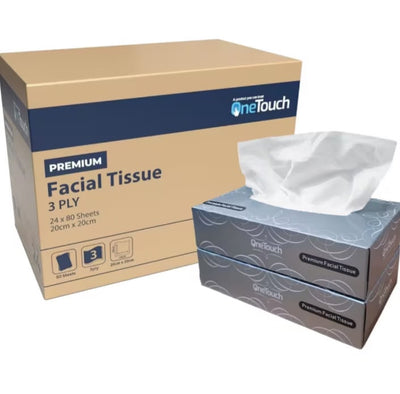 3 Ply Facial Tissues Soft &amp; Premium Tissue Paper 80 Sheets per Box