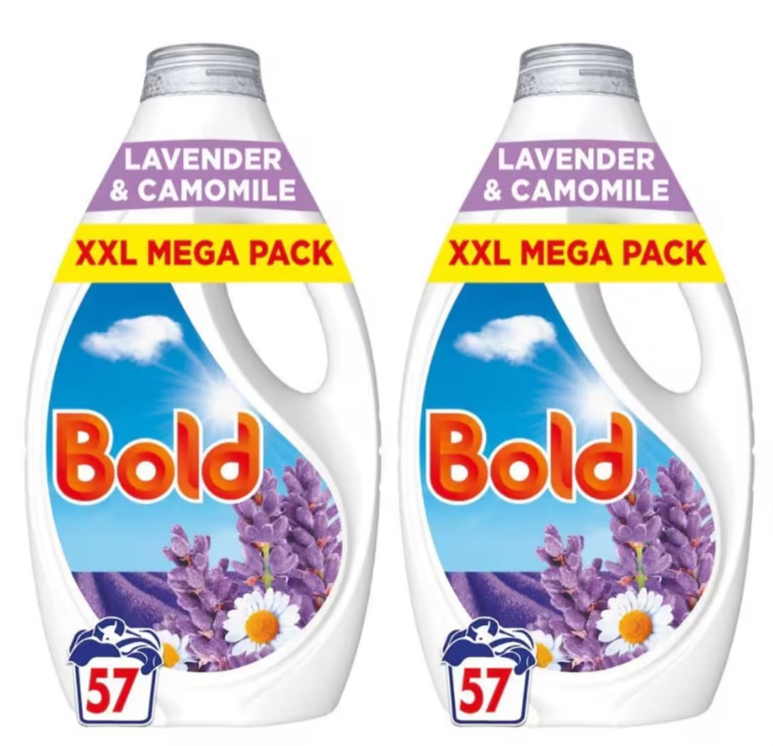 Bold Lavender & Camomile Washing Liquid Twin Pack