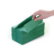 1-Ply Green C-Fold Hand Towels – 2,880