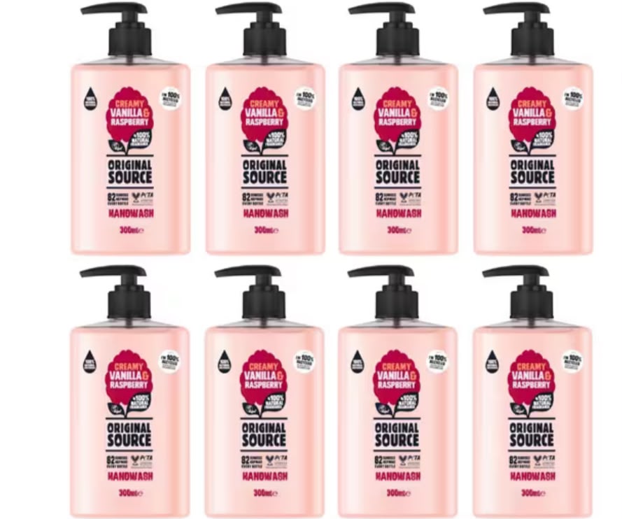 Original Source Vanilla & Raspberry Handwash 300ml x12