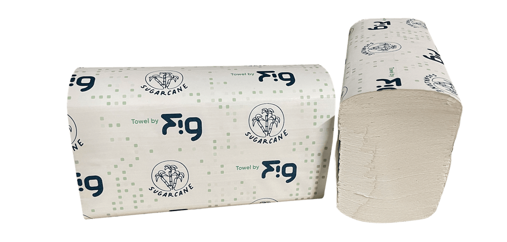 Sugarcane Z-Fold Hand Towels – 3,000 Towels