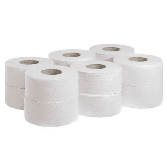 Mini Jumbo 2-Ply Toilet Rolls 200m – 12 Rolls