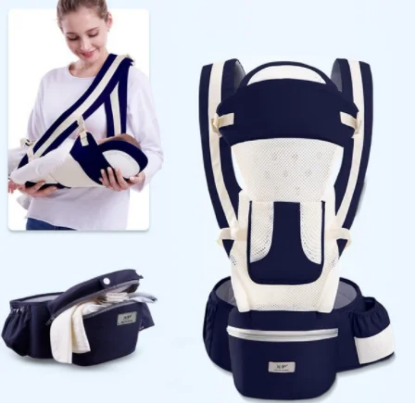 Multifunctional baby carrier for front and back carrying