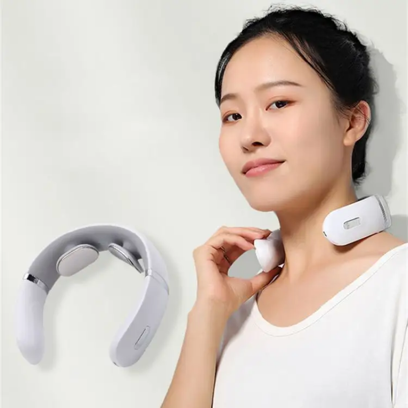 Hot compress kneading massage tool for neck, head and arms