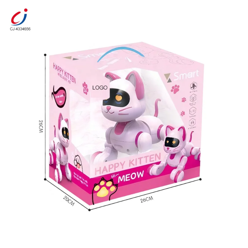 Remote control touch sensitive cat - dancing and walking toy