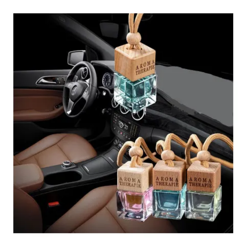 Car interior air freshener - Simplistic glass bottle design