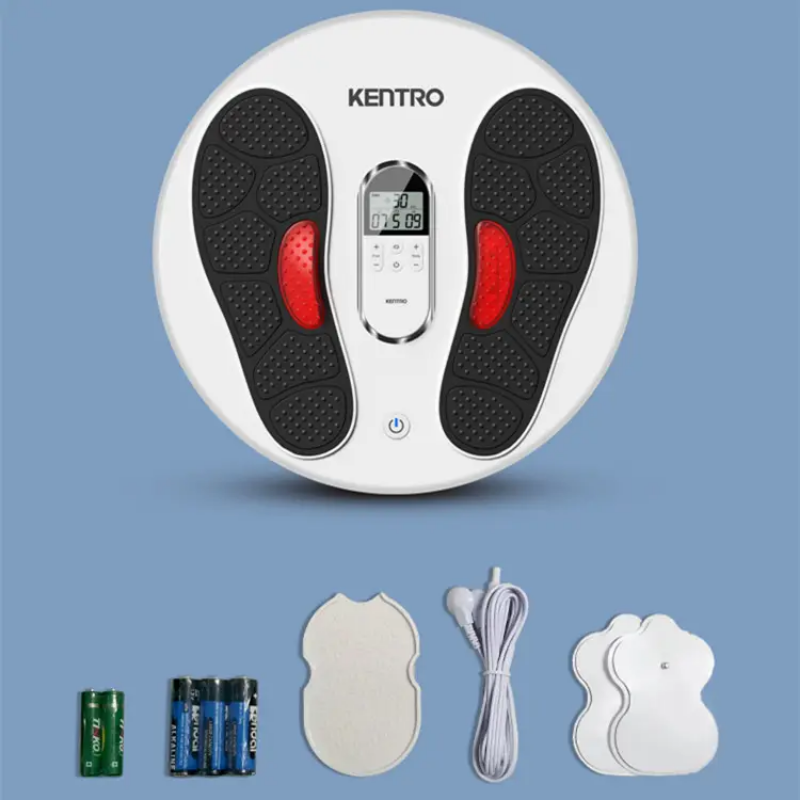 TENS lower body circulation booster with foot vibration massager