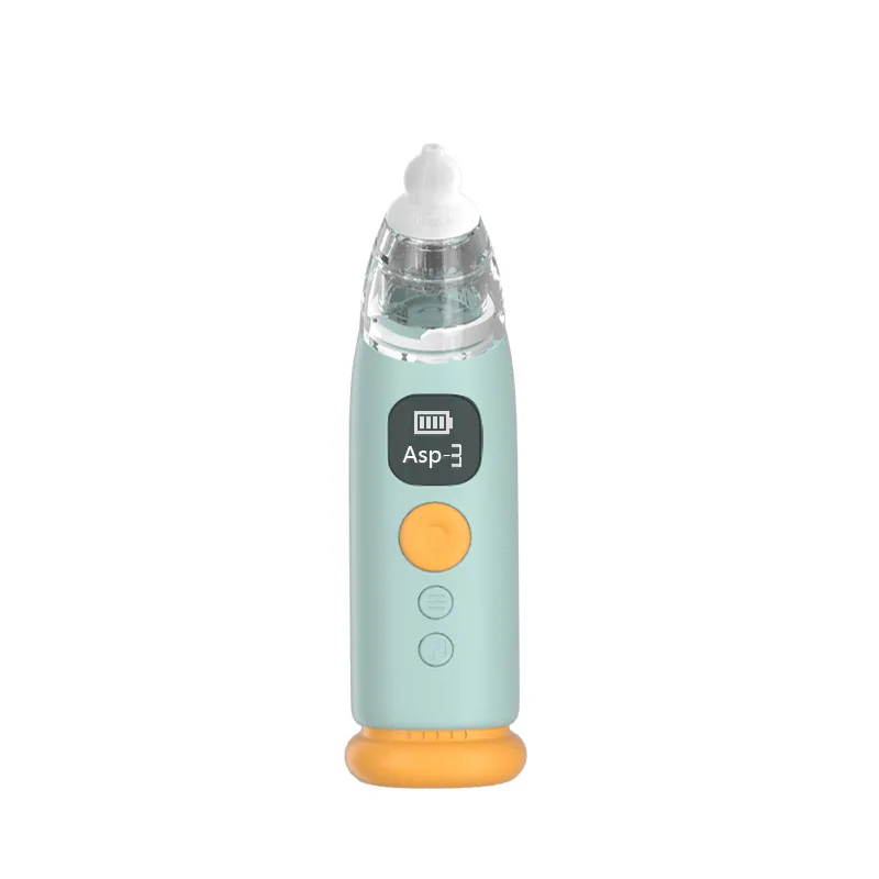 Electric nasal aspirator with filter for infants - gentle suction and easy cleaning