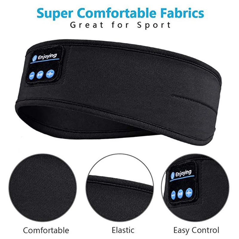 Ultra comfort Bluetooth headband for gym an sleeping - machine washable