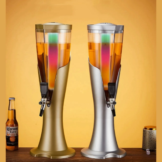 Self service tower drink dispenser - LED light inside