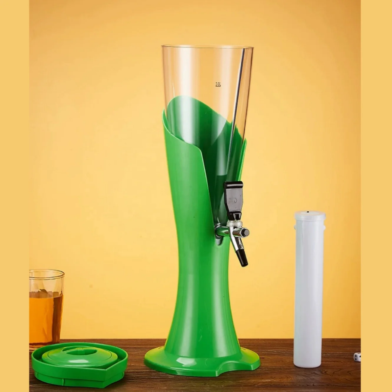 Self service tower drink dispenser - LED light inside