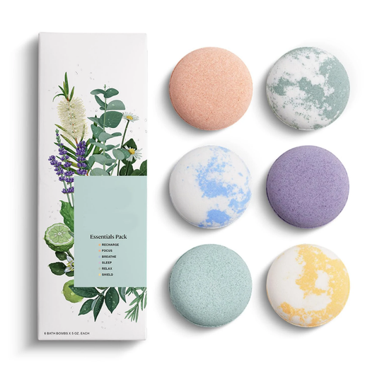 Shower steamers in botanical scents for ultimate relaxation, recharge and focus energy