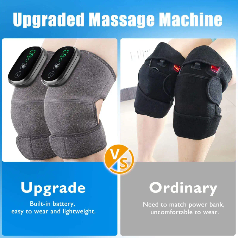 3 in 1 electric rechargeable heating knee massager