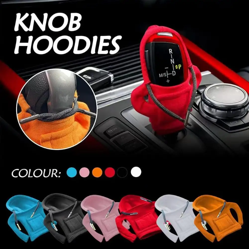 Universal gearstick hoodie decoration - novelty fabric gift