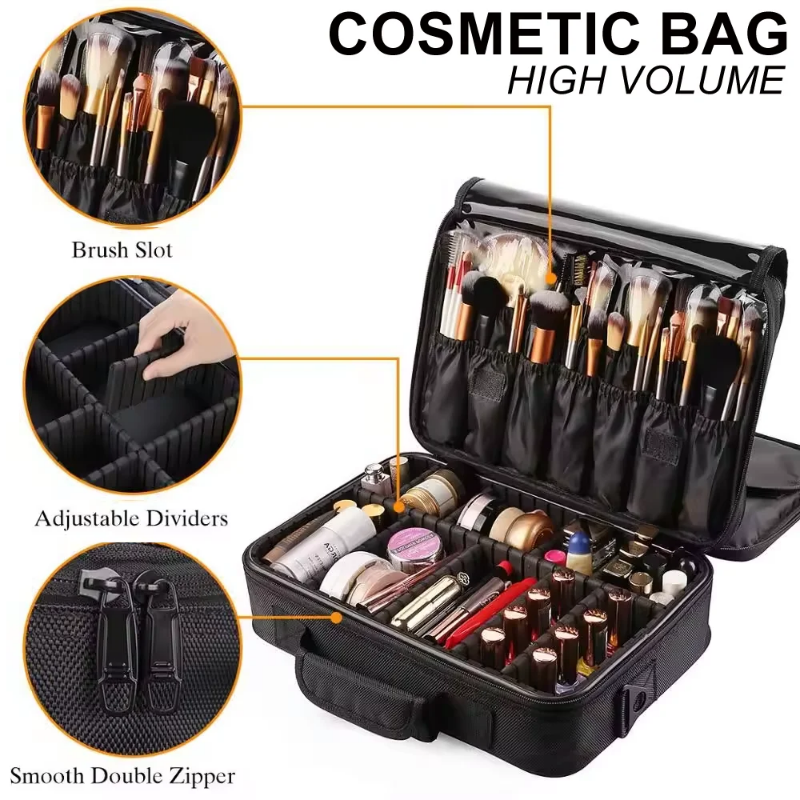 Large volume makeup storage bag in 8 different sizes - perfect for all makeup enthusiasts