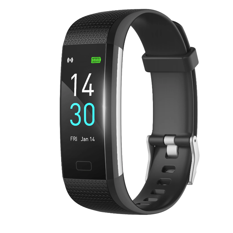 Fitness smart watch with app, touch screen, waterproof design