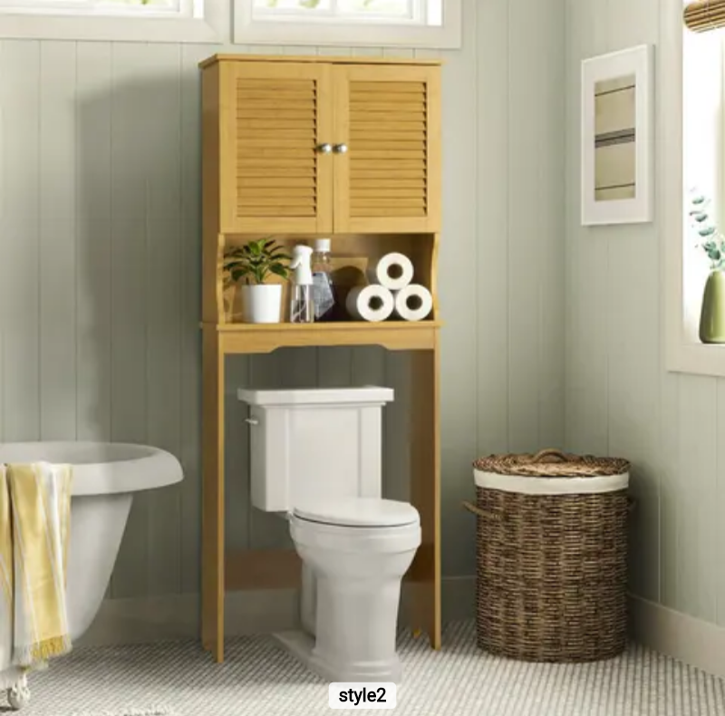 6 style bathroom storage racks and cabinets - over the toilet space saving storage