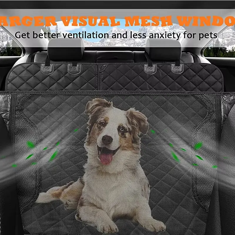 Pet hammock for backseat protection - padded, scratchproof and washable