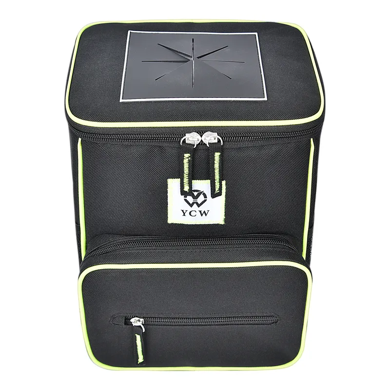 Leak-proof sealed car bin organiser with rubber top