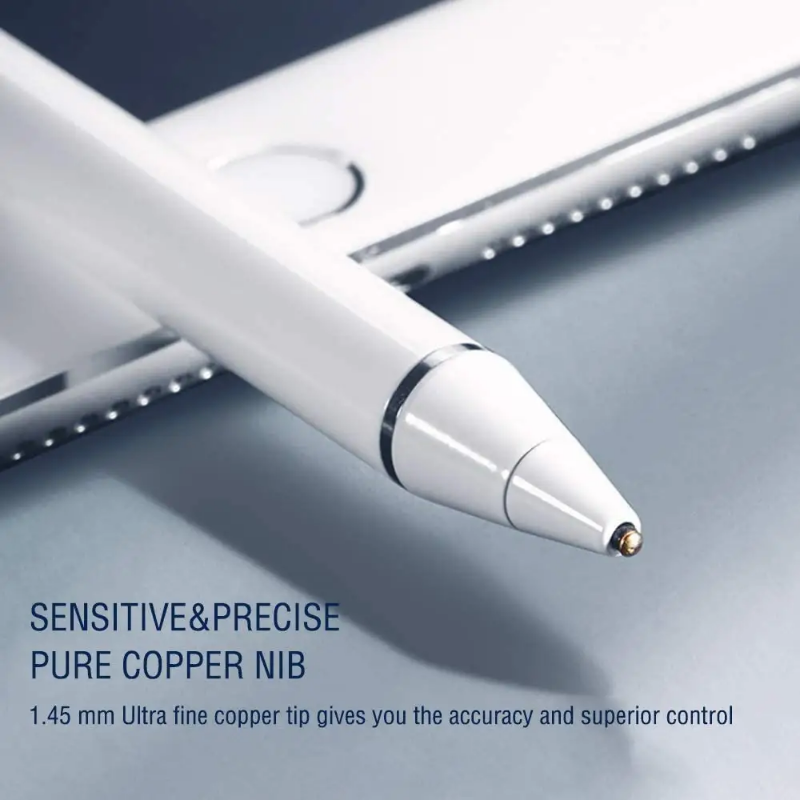 Phone and tablet universal stylus, 2 in 1 tips - no Bluetooth needed