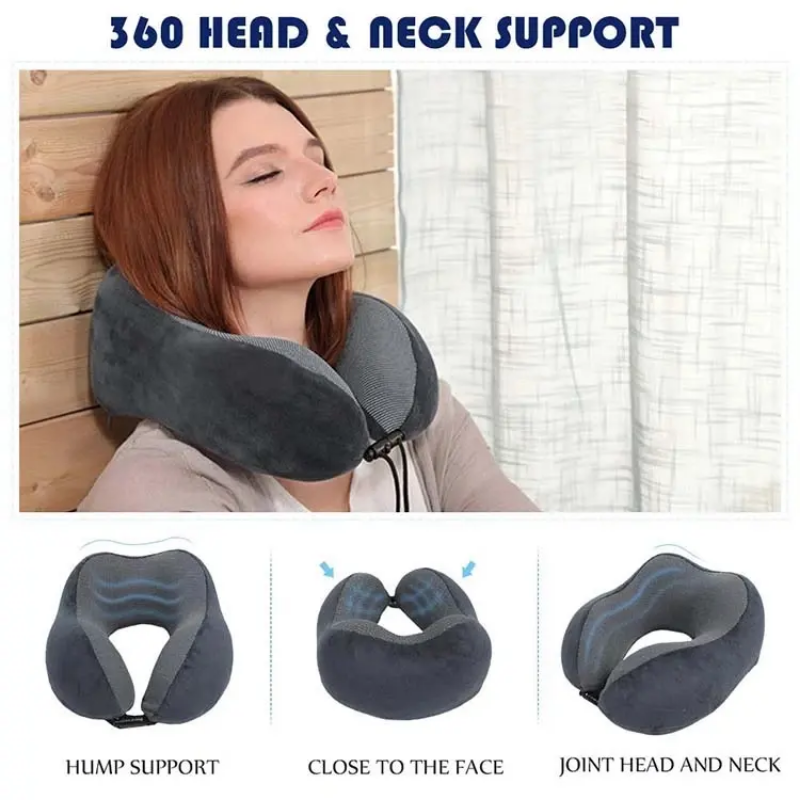 Memory foam neck support pillow - comfortable spa like pillow