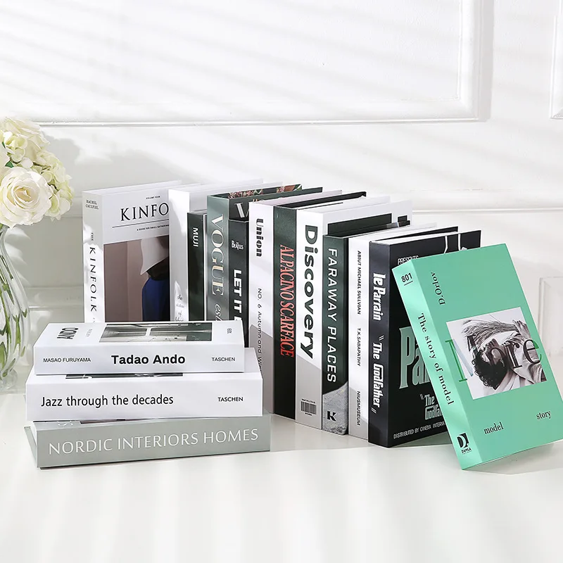 Decorative books for coffee table and shelf accents