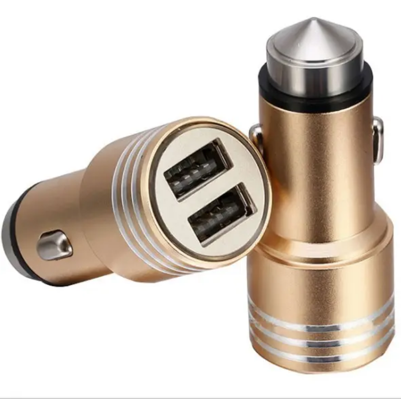 Lighter port double USB car charger - lightning fast charger