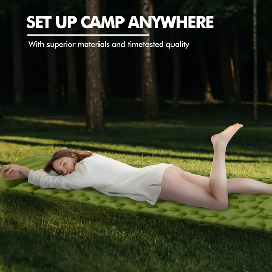 Ultra-light inflatable camping bed - comfortable sleeping pads