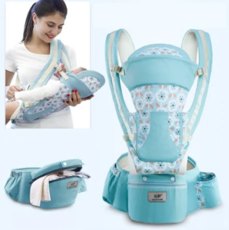 Multifunctional baby carrier for front and back carrying