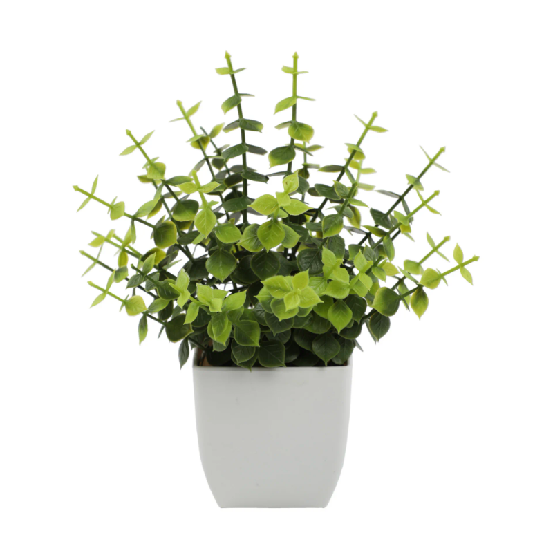 Mini artificial eucalyptus plants - beautiful greenery for home spaces