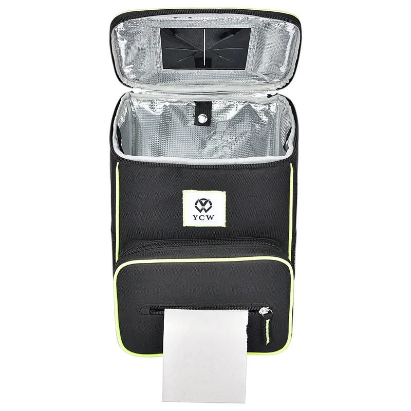 Leak-proof sealed car bin organiser with rubber top