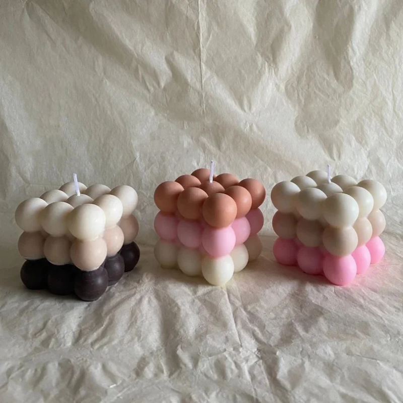 Trending design, decorative soy wax scented candles, vanilla and coconut scented