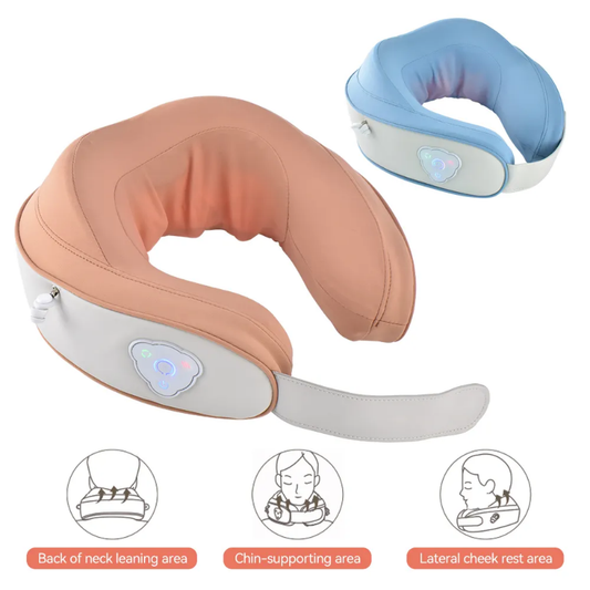 Travel wireless neck massage - portable, heated and adjustable