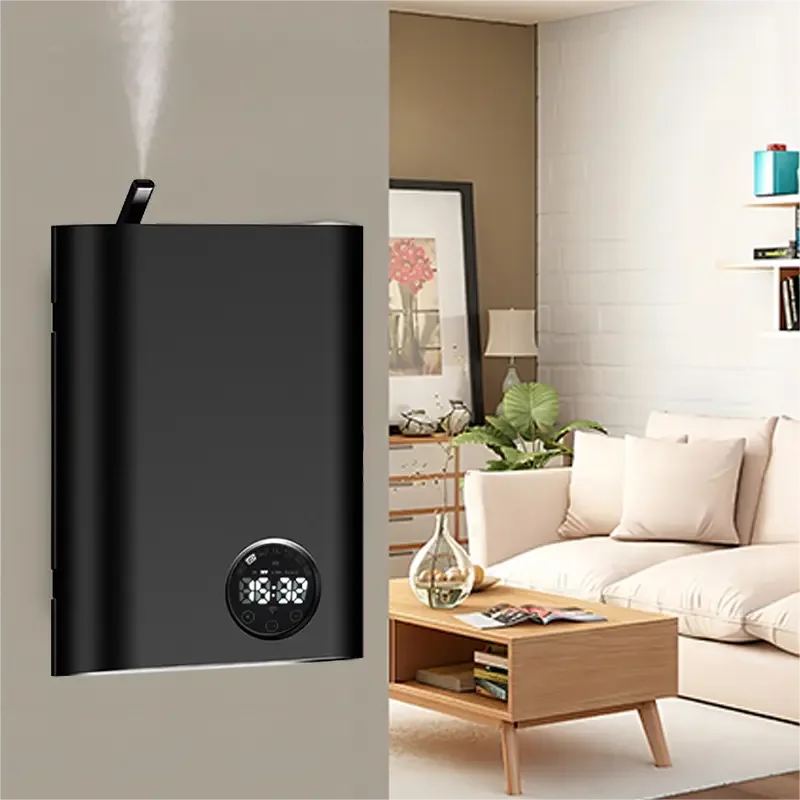 Modern design wall mounted essential oil diffuser - with LED display screen