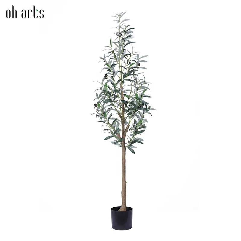 Fake decorative trees for gap filling - 5 tree designs in pots